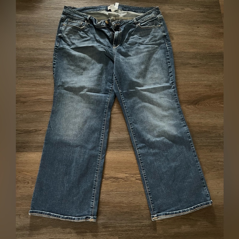 Lane Bryant Straight Leg Blue Jeans
